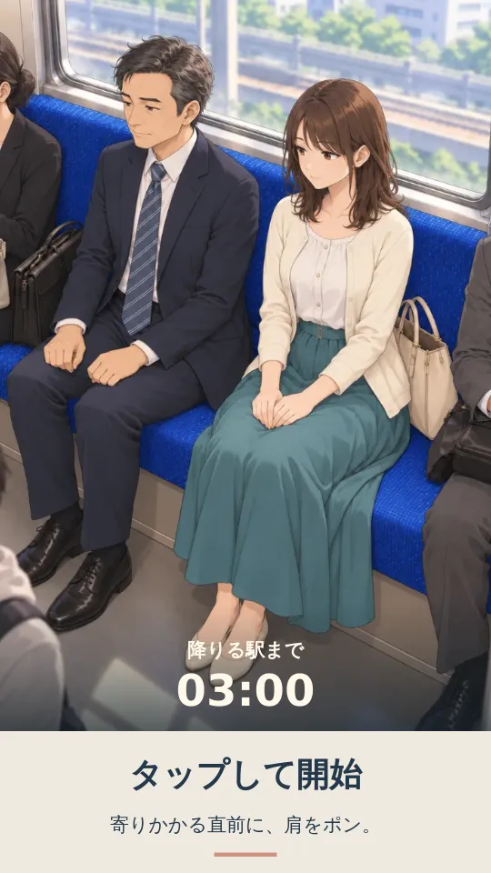 降りるまで、あと3分。のスクリーンショット